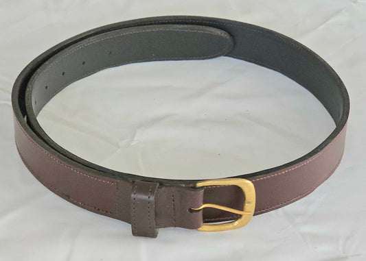 Cinturón de piel marrón Classic Loop (40")